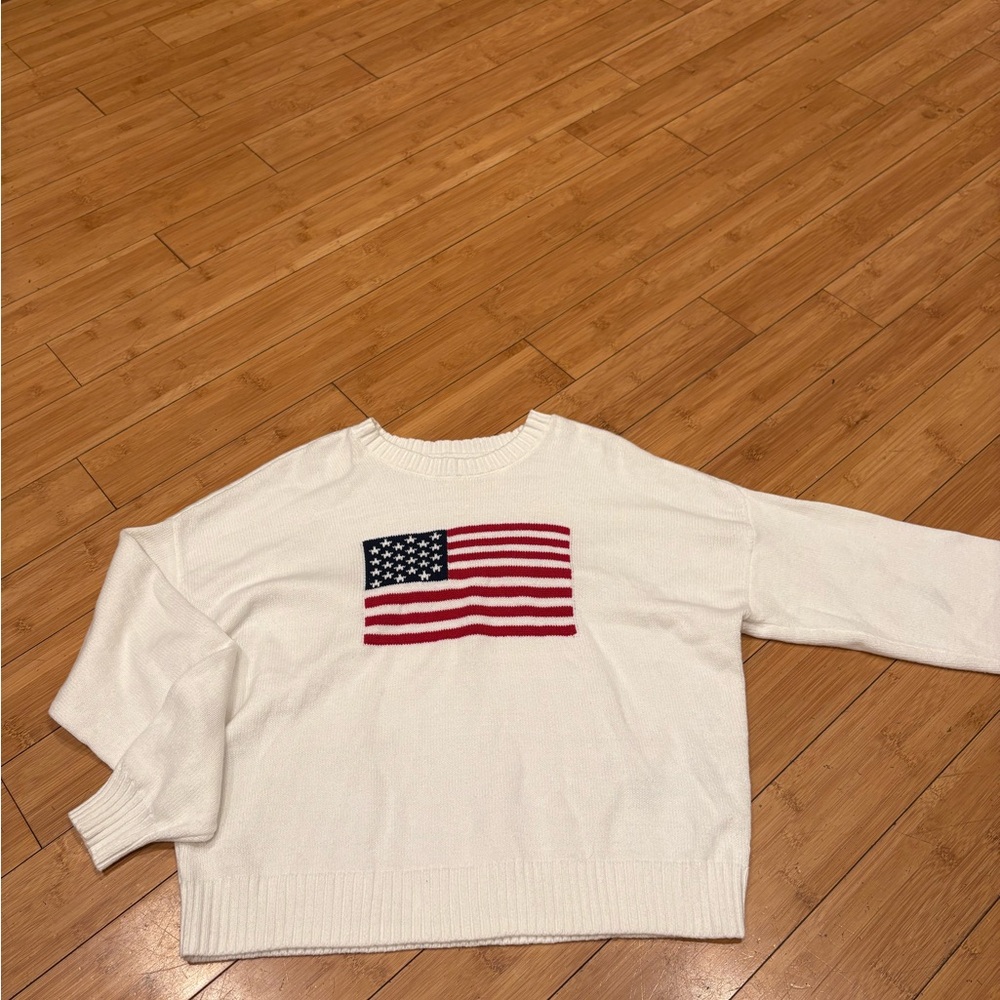 American Flag Sweater